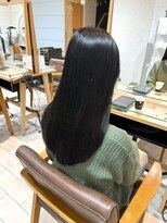 プラグ バイ ネオリーブ(plug by neolive)&nbsp;黒髪×髪質改善 [髪質改善/縮毛矯正/レイヤーカット]韓国A