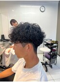 メンズマッシュ/波巻きスパイラルパーマ