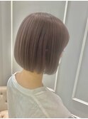 ヘイリーボブ/髪質改善/レッドブラウン/フルバング/イメチェン