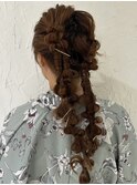 梅田浴衣レンタル　ヘアセット　推し活