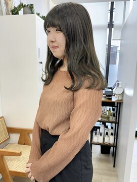 イコ 表参道原宿(ico) オリーブグレージュ イルミナカラー 透明感