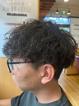 フレンズ 手稲店(friend's) 波巻きスパイラルパーママンバンヘアツーブロックマッシュ札幌