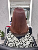 アール ヘアー デザイン(r hair design)&nbsp;サラツヤロング暖色カラーブリーチしない髪質改善