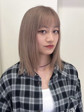 ロア 福岡天神本店(LORE) ダブルカラーベージュカラーケアブリーチカラーハイトーンカラー