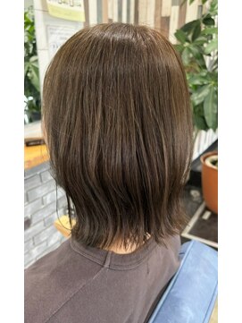 サロウィン 静岡 呉服町通り店(SALOWIN) オリーブベージュ×切りっぱなし