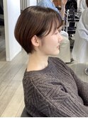 お客様style☆耳掛けショートボブ