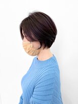 アッシュ 町田駅前通り店(Ash) チョコレートブラウンカラー ショートボブ