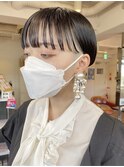 天神大名ショートボブタッセルボブ刈り上げ女子今泉