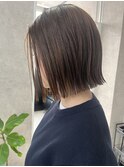 髪質改善カラー 似合わせカット 切りっぱなし