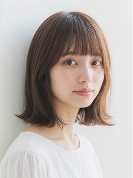 クラン 横浜(Clanc) くびれヘア ハイライトカラー アプリコットオレンジ 夏