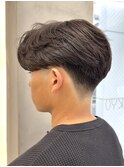 フェザーショート×テーパーフェードで爽やかスタイルに