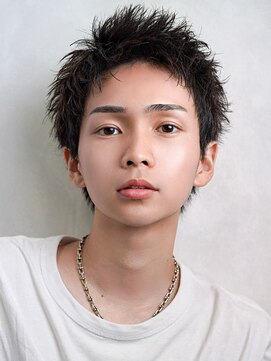 ゼロ 渋谷(XeRo) 爽やかアップバング"メンズスパイキーショート"