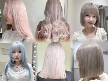 care 渋谷 ブリーチ／ダブルカラー【キャリ】