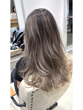 シアー(sheer) 中明度バレイヤージュ