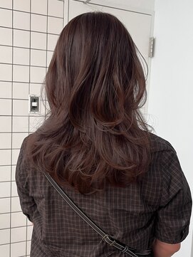 カルテ(QUARTE) ココアベージュ×レイヤーカット