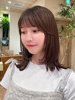 トリッカ シブヤ(TRICCA SHIBUYA)&nbsp;ミディアムレイヤー/髪質改善/顔まわりカット