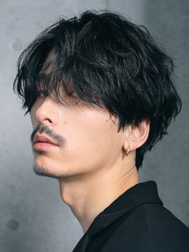 フィフス 渋谷(fifth) ルーズパーマシャドウパーマセンターパートメンズパーマ渋谷