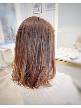 ニューヨークニューヨーク ピオレ姫路店(NYNY) ブリーチ無しナチュラルブラウンカラー