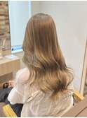 グレージュヘーゼルベージュミルクティーベージュレイヤーカット