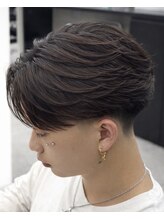 フェザーパーマテーパーフェードニュアンスパーマメンズパーマ