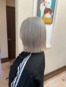 メルク(merc) レイヤー ボブ ショート インナーカラー 韓国