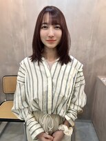 ユッカ 京橋(YUCCA)&nbsp;【YUCCA】カシスピンクブラウン艶カラーミディアムレイヤー