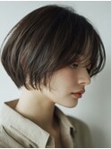 ミルクティーブロンド/ダークブルー/デジタルパーマ/阿佐ヶ谷