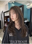ダークパープル/ナチュラルショート/夏のヘアアレンジ/北中城