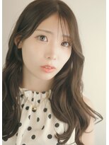 ベレッタ 枚方店(veretta.)&nbsp;20代30代/イルミナカラー/グレージュ/ロングヘア/韓国風巻き髪