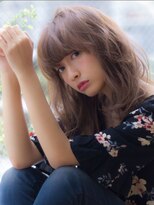 バイオレット 表参道店(Violet)&nbsp;【Violet】軽ふわミディ×ネイビーベージュ