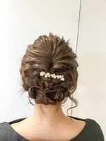 アフィナー(Afinar)&nbsp;【横浜/Afinar】ロングボブ×ゆるふわお呼ばれスタイル♪