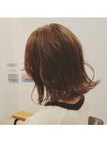 ヘアー サロン ハレ(Hair Salon Ha Le)&nbsp;外はねミディアムボブ