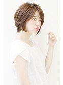 【30代40代50代】 大人可愛いひし形ショートボブ
