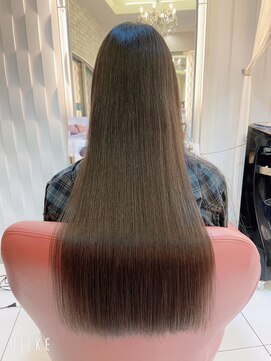 クオリス 赤塚店(QUALIS) 20代30代40代縮毛矯正ロング♪コスメストレート髪質改善ベージュ