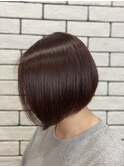 30代40代/大人かわいい/小顔/マニッシュ/丸み/ショートボブ