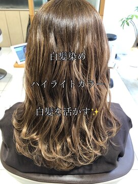 アース 武蔵境店(HAIR & MAKE EARTH) 白髪ぼかしカラー☆