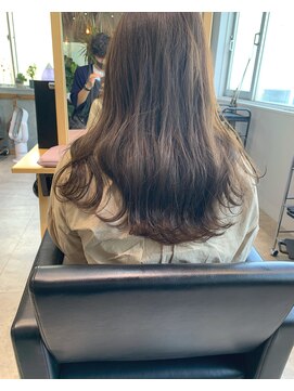 キチ(kichi.) [kichi.] ロングヘア×くすみベージュ