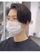 バイフィフス 原宿/表参道(by fifth)&nbsp;ナチュラルセンターパート/ニュアンスパーマ/ツーブロ