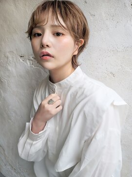 カライングドゥ(ing deux) 大人可愛い20代30代40代暗髪丸みベリーショート◎