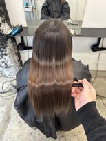 ココ 本八幡(KOKO)&nbsp;【美髪縮毛矯正】#黒髪#小顔#オリーブグレー#ココアベージュ