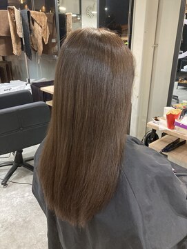 ラフ 難波店(LAFF) #黒髪#ボブルフ#ネビージュ#小顔#ワンレン