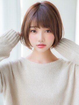 ジョエミバイアンアミ(joemi by Un ami) 【joemi】大人ガーリーチョコレートナチュラルショート(小倉太郎