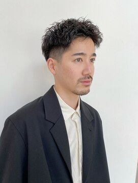 ベンジー 蔵前ii店(benji) ナチュラルフェード×メンズパーマ/スパイラルパーマ/ツイスト