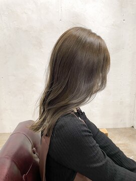 アリー 原宿 表参道(ALLY) 【ALLY 濱田】ブリーチ無し☆オリーブベージュ