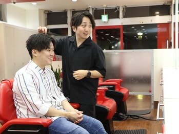 エスフィール 武蔵藤沢店(S.feel)の写真/［武蔵藤沢駅/徒歩５分］メンズカット3000円～当日予約◎経験豊富なスタイリストが多数在籍！