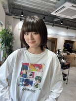 アドア 横浜(ADORE)&nbsp;【ADORE横浜】ウルフボブ×ぱっつん前髪