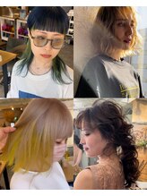 〈ヤマモト　ダイスケ〉 「圧倒的に似合わせカット」「ハイトーンカラー」「デザインカラー」