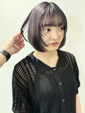 クラシカ(classika) フェイスレイヤー/Bob/ラベンダーグレー/ダブルカラー