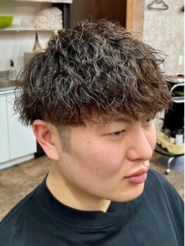 ヘアサロン シュウの写真/【戸田公園/メンズ】カジュアルパーマから濡れパン・緩パンまで。どんなパーマスタイルでもお任せ！