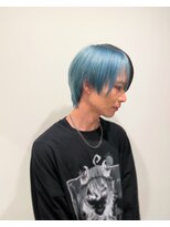 ユニコ(unico)&nbsp;メンズカット/水色/マッシュ